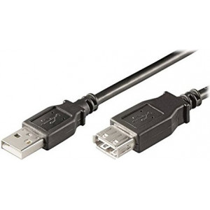 Ewent EC1014 cabo USB USB 2.0 5 m USB A Preto