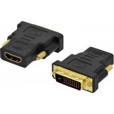 Ewent EC1371 adaptador para cabos DVI-D 24+1 HDMI Preto