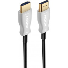 Ewent EC1355 HDMI, 20 m cabo HDMI HDMI Type A (Standard) 2 x HDMI Type A (Standard) Preto, Prateado