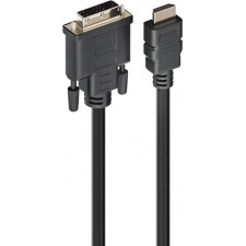 Ewent EC1351 adaptador de cabo de vídeo 3 m HDMI Type A (Standard) DVI-D Preto