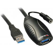 Lindy 43099 cabo USB USB 3.2 Gen 1 (3.1 Gen 1) 15 m USB A Preto