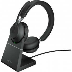 Jabra 26599-989-889 auscultador Auscultadores Sem fios Fita de cabeça Escritório Call center USB Type-C Bluetooth Preto