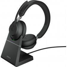 Jabra 26599-989-889 auscultador Auscultadores Sem fios Fita de cabeça Escritório Call center USB Type-C Bluetooth Preto