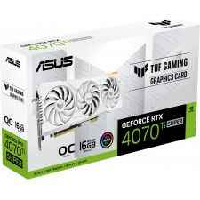 ASUS TUF Gaming TUF-RTX4070TIS-O16G-BTF-WHITE NVIDIA GeForce RTX 4070 Ti SUPER 16 GB GDDR6X