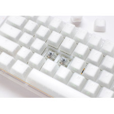 Ducky One3 Mini Aura White teclado Jogos USB QWERTY Português Branco