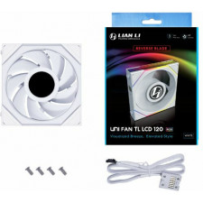 Lian Li 12RTLLCD1W Sistema de Arrefecimento de Computador Caixa de computador Ventoinha 12 cm Branco 1 unidade(s)