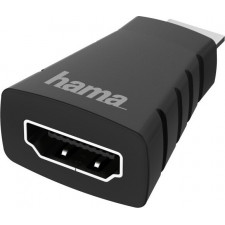 Hama 00200347 adaptador para cabos HDMI Type C (Mini) HDMI Preto