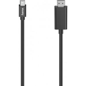 Hama 00200711 adaptador de cabo de vídeo 1,5 m Mini DisplayPort HDMI Preto