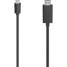 Hama 00200718 cabo USB 1,5 m USB C HDMI Type A (Standard) Preto