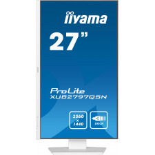 iiyama ProLite XUB2797QSN-W1 monitor de ecrã 68,6 cm (27") 2560 x 1440 pixels Wide Quad HD LED Branco