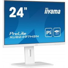 iiyama ProLite XUB2497HSN-W1 monitor de ecrã 60,5 cm (23.8") 1920 x 1080 pixels Full HD LED Branco