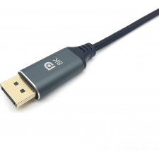 Equip 133423 adaptador de cabo de vídeo 3 m USB Type-C DisplayPort Cinzento