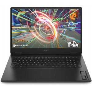 OMEN by HP 17-db0009np AMD Ryzen™ 7 8845HS Computador portátil 43,9 cm (17.3") Full HD 32 GB DDR5-SDRAM 1 TB SSD NVIDIA GeForce