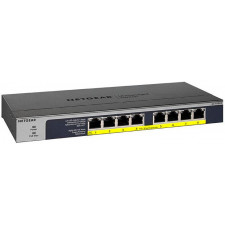 NETGEAR GS108PP Não-gerido Gigabit Ethernet (10 100 1000) Power over Ethernet (PoE) Preto