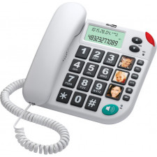 MaxCom KXT480 Telefone analógico Identificação de chamadas Branco