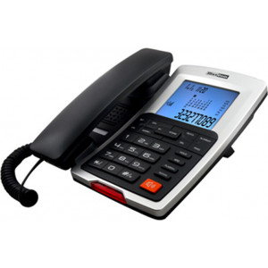 MaxCom KXT709 telefone Telefone analógico Identificação de chamadas Preto, Branco