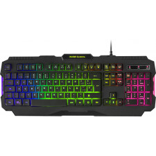 Mars Gaming MCPRGB2PT teclado Rato incluído Jogos USB AZERTY Português Preto