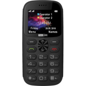 MaxCom MM471 5,59 cm (2.2") 104 g Preto, Cinzento Telefone para idosos