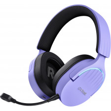 Trust GXT 491P FAYZO Auscultadores Com fios e sem fios Fita de cabeça Jogos USB Type-A Bluetooth Preto, Roxo