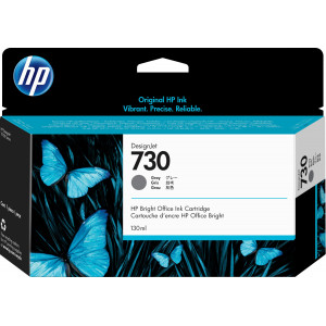 HP Tinteiro DesignJet 730 Cinzento (130 ml)