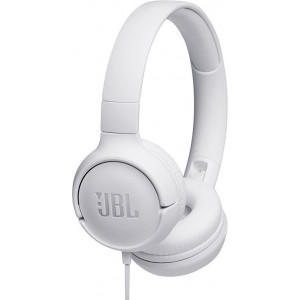 JBL Tune 500 Auscultadores Com fios Fita de cabeça Música Branco