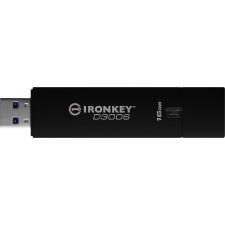 Kingston Technology IronKey D300S unidade de memória USB 16 GB USB Type-A 3.2 Gen 1 (3.1 Gen 1) Preto