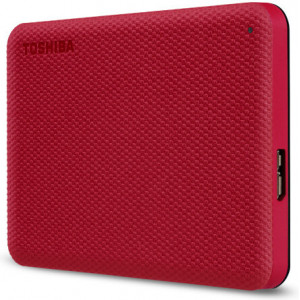 Toshiba Canvio Advance disco externo 4 TB 2.5" USB Type-A 2.0 3.2 Gen 1 (3.1 Gen 1) Vermelho