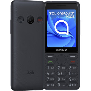 TCL Onetouch 4022s 7,11 cm (2.8") 75 g Cinzento Telefone para idosos