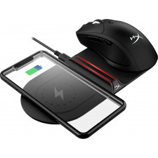 HyperX ChargePlay Base Auscultadores, Rato, Smartphone Preto AC, USB Carregamento wireless Interior