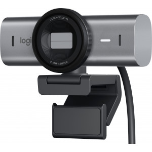 Logitech MX Brio 705 for Business webcam 8,5 MP 4096 x 2160 pixels USB 3.2 Gen 1 (3.1 Gen 1) Alumínio, Preto