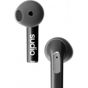 Sudio N2BLK auscultador Auscultadores True Wireless Stereo (TWS) Intra-auditivo Chamadas Música USB Type-C Bluetooth Preto