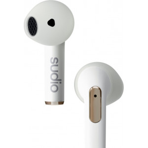 Sudio N2 White Auscultadores True Wireless Stereo (TWS) Intra-auditivo Chamadas Música USB Type-C Bluetooth Branco