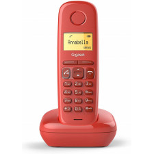 Gigaset A270 Telefone DECT Identificação de chamadas Vermelho