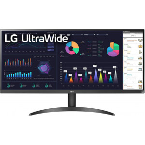 LG 34WQ500-B monitor de ecrã 86,4 cm (34") 2560 x 1080 pixels UltraWide Full HD LED Preto