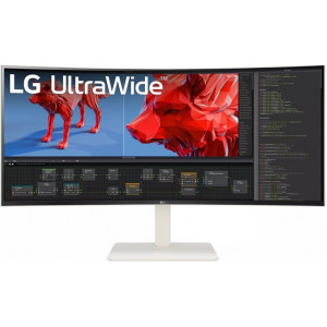 LG 38WR85QC-W monitor de ecrã 96,5 cm (38") 3840 x 1600 pixels UltraWide Quad HD LCD Branco