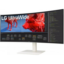 LG 38WR85QC-W monitor de ecrã 96,5 cm (38") 3840 x 1600 pixels UltraWide Quad HD LCD Branco