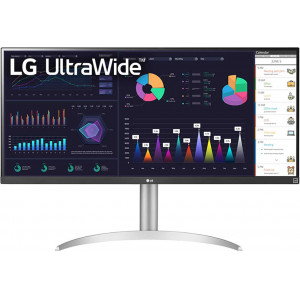 LG 34WQ650-W monitor de ecrã 86,4 cm (34") 2560 x 1080 pixels WFHD LCD Prateado, Branco