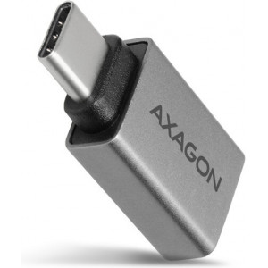 Axagon RUCM-AFA adaptador para cabos USB type C USB type A Metálico