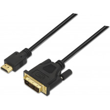 AISENS A117-0090 adaptador de cabo de vídeo 1,8 m HDMI Type A (Standard) DVI 18+1 Preto