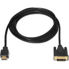 AISENS A117-0090 adaptador de cabo de vídeo 1,8 m HDMI Type A (Standard) DVI 18+1 Preto