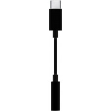 AISENS A109-0385 cabo para telemóvel Preto 0,15 m USB C 3.5 mm