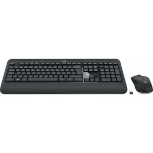 Logitech Advanced MK540 teclado Rato incluído Universal USB QWERTY Inglês (Reino Unido) Preto, Branco