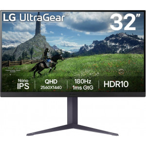 LG 32GS85QX-B monitor de ecrã 81,3 cm (32") 2560 x 1440 pixels Preto