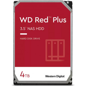 Western Digital Red Plus WD40EFPX unidade de disco rígido 4 TB 5400 RPM 256 MB 3.5" Serial ATA III