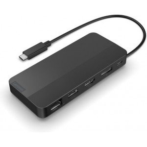 Lenovo 40B90100EU base & duplicador de portas Com fios USB 3.2 Gen 1 (3.1 Gen 1) Type-C Preto