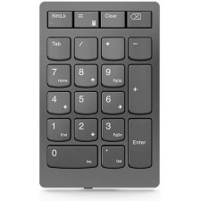 Lenovo Go Wireless teclado numérico Universal Bluetooth USB RF Wireless Cinzento