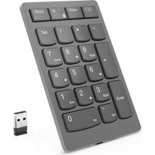 Lenovo Go Wireless teclado numérico Universal Bluetooth USB RF Wireless Cinzento