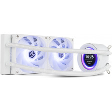 NOX X-240 LCD Processador Arrefecimento a ar 12 cm Branco 1 unidade(s)