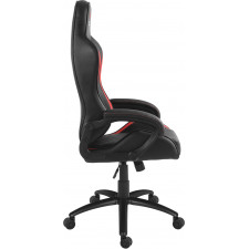 Alpha Gamer AGMAYA-BK-RED cadeira gaiming Cadeira de jogos para PC Assento acolchoado Preto, Vermelho