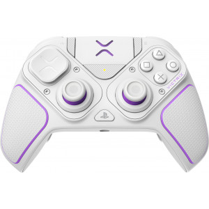 PDP 052-002-WH controlador de jogo Violeta, Branco RF USB Gamepad Analógico   Digital PC, PlayStation 4, PlayStation 5